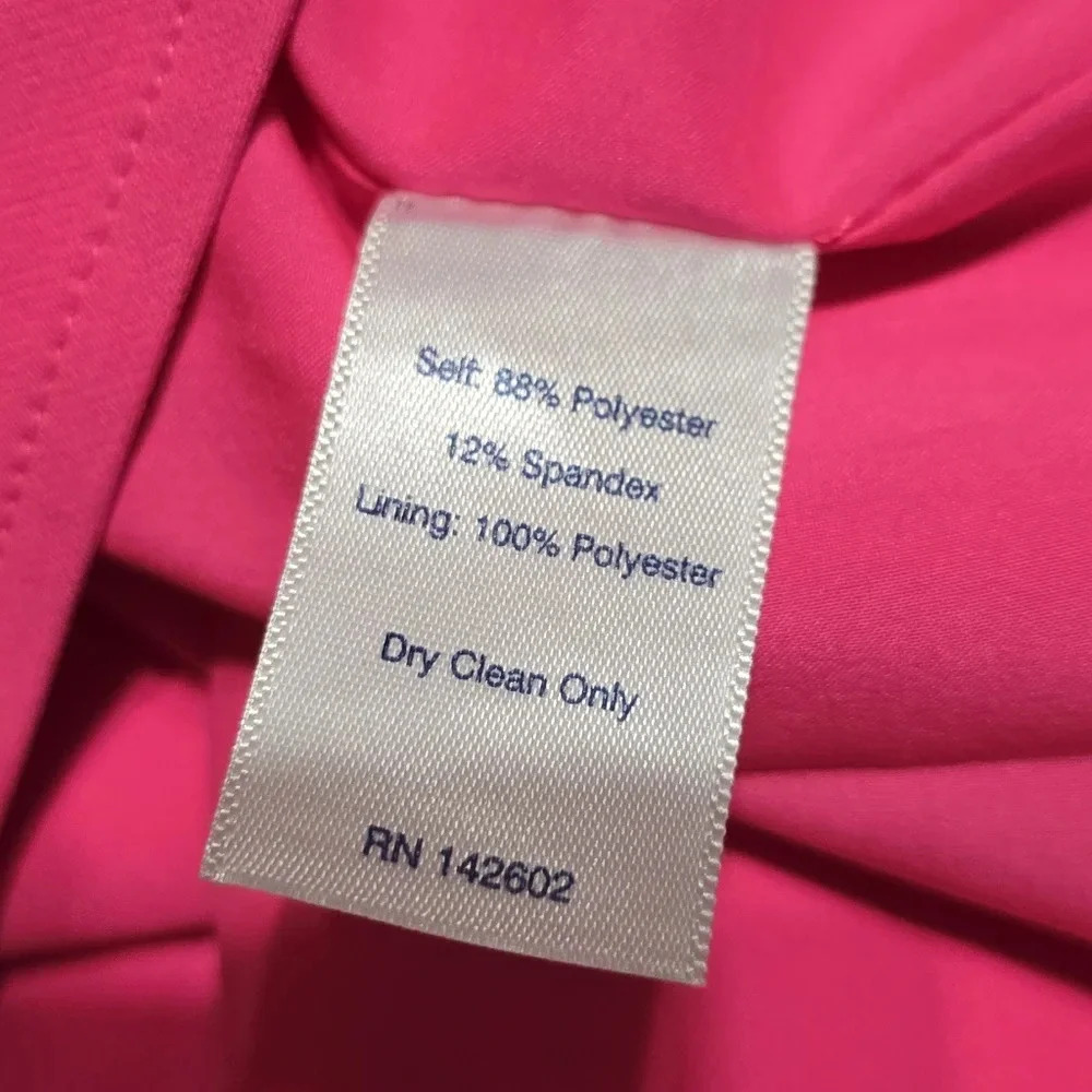 STS Sail to Sable Hot Pink Hydra Cowlneck Dress, Mini Sheath Silhouette, EUC! - Picture 14 of 14